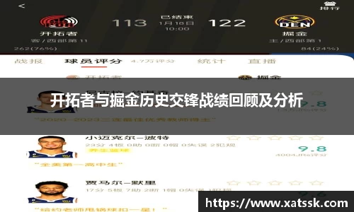 开拓者与掘金历史交锋战绩回顾及分析